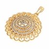 18k gold plated set pendant earrings xuping